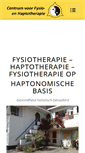 Mobile Screenshot of fysiotherapie-haptotherapie.nl