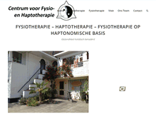 Tablet Screenshot of fysiotherapie-haptotherapie.nl